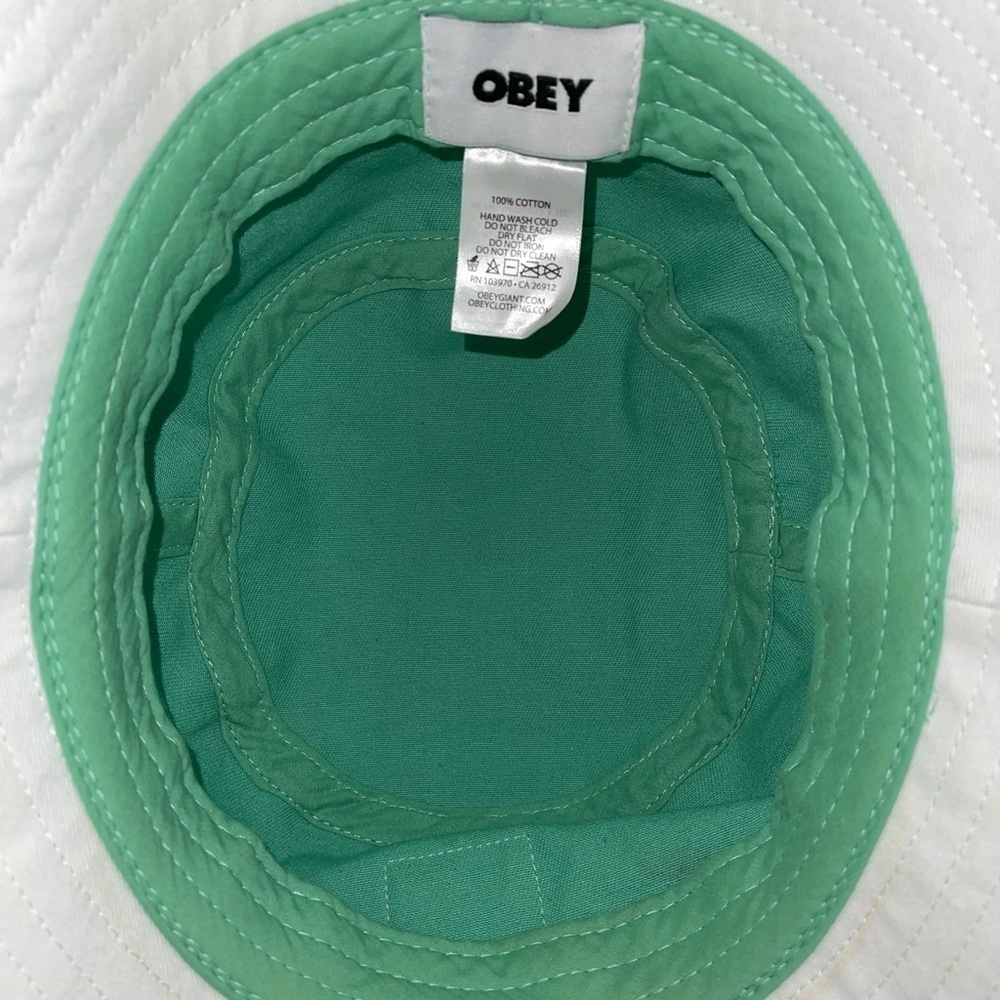 OBEY Rhythm Bucket Hat -mint color - Picture 5 of 5